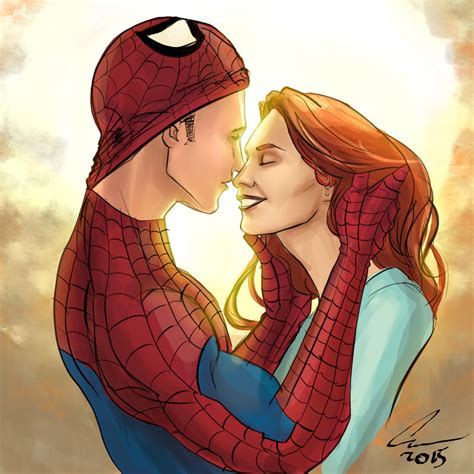 Spider-Man and Mary Jane by randomality85 on DeviantArt