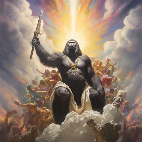 ArtStation - The Apotheosis of Harambe (2016)