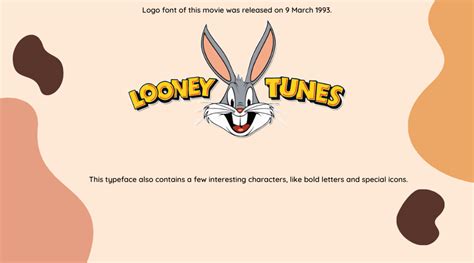 Looney Tunes Font Free Download Free Fonts Vault