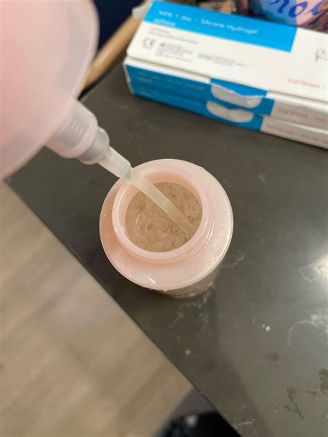 Is my Glossier exfoliating solution supposed to look like this? Just