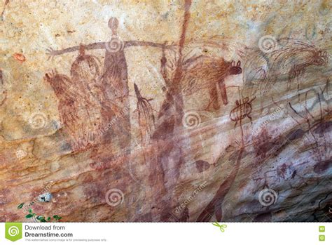 Aboriginal Rock Art Royalty-Free Stock Photo | CartoonDealer.com #2674389