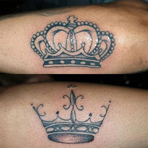 King And Queen Crown Tattoo Drawing