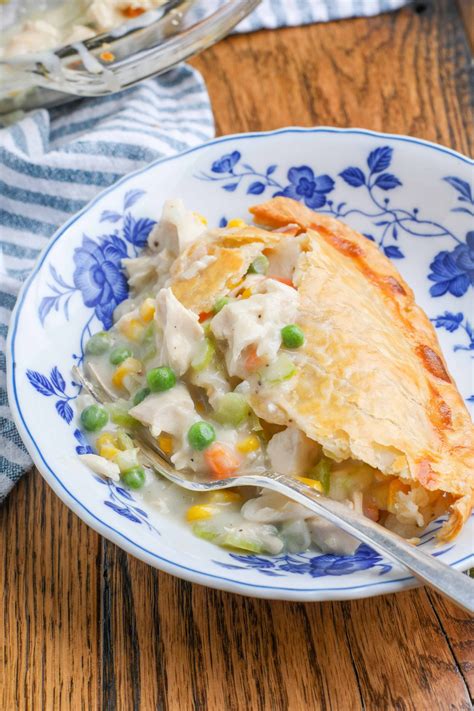 Easy Chicken Pot Pie with Frozen Vegetables - Vegetable Recipes