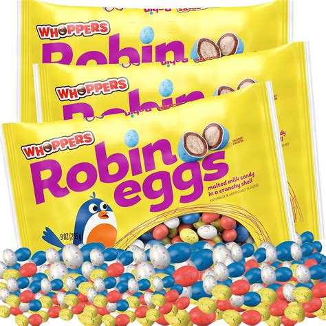 Amazon.com: Easter Chocolate Candy, Robin Eggs Minis, 3 Pack, 9 Oz Bags