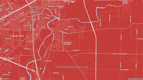 Goodfellow Afb, TX Political Map – Democrat & Republican Areas in ...