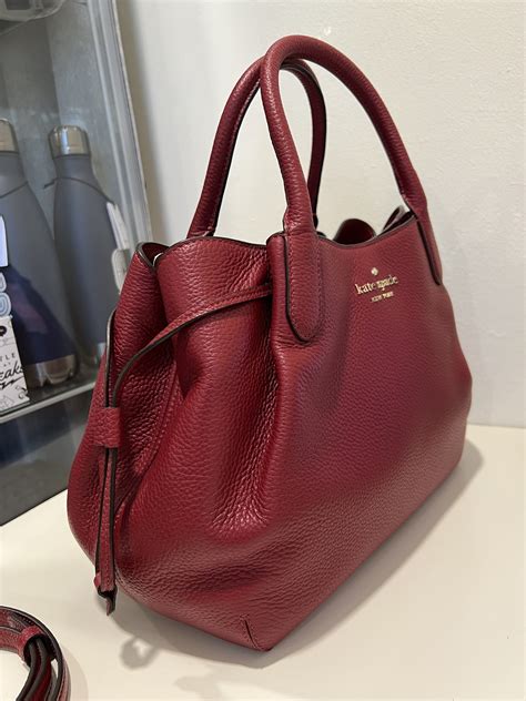 Kate Spade Dumpling Large Satchel in Red Currant – Exclusively USA