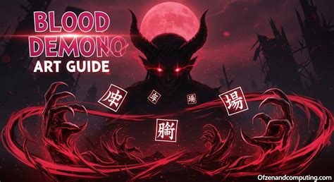 blood demon art  moon fast march  quick guide