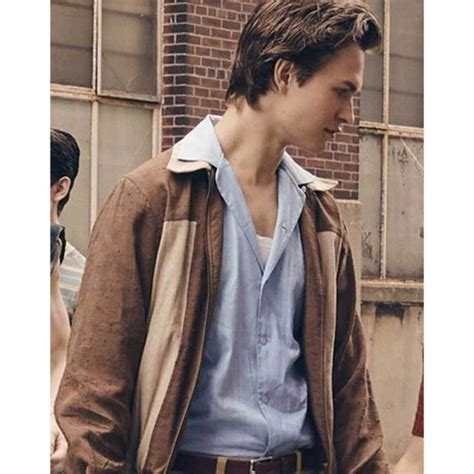 Cotton Ansel Elgort West Side Story Tony Jacket