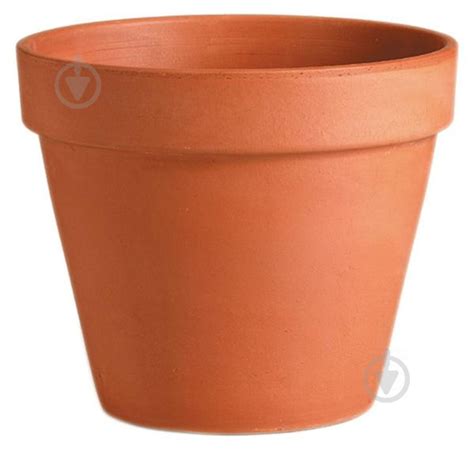 ᐉ Горшок DEROMA Standard Terracotta круглый коричневый (01210IZ ...