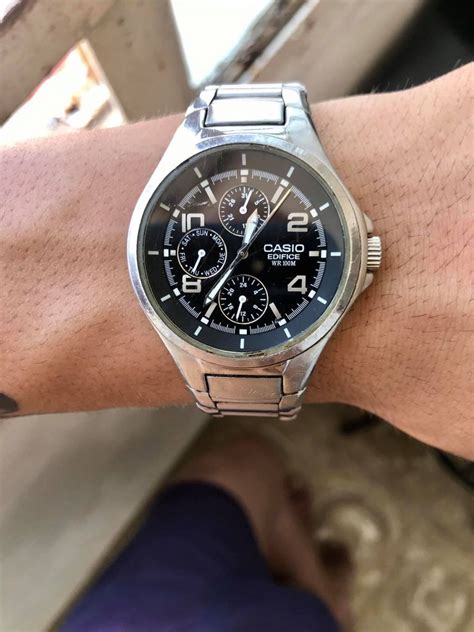 Edifice EF-316 / 1794 / With Date and Weekday Display