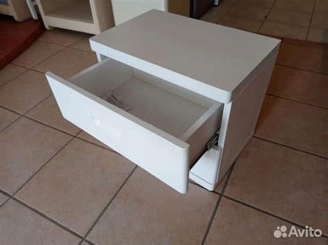 Тумба прикроватная белая Аскона Тиона из массива купить в Краснодаре ...