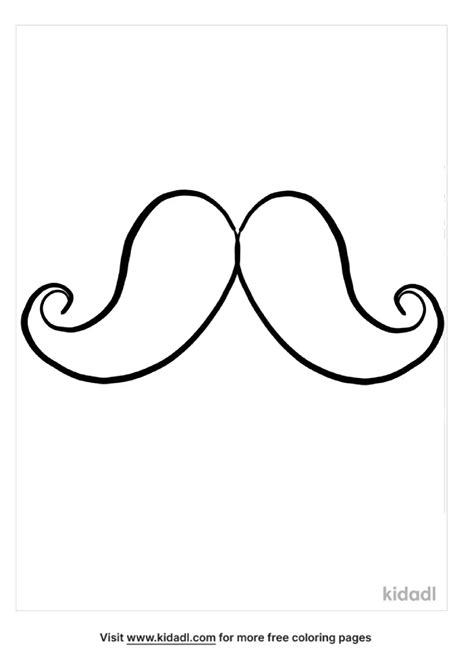 Mustache Color Pages at getemelyblog Blog