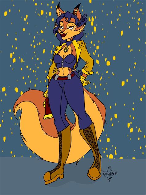 Carmelita M. Fox (2019) by cyndercatfox on DeviantArt