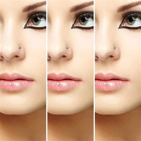 Great nose stud in surgical steel available in different designs