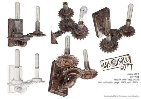 3D loft lussole model - TurboSquid 1173441