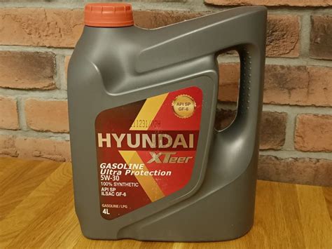 Масло моторное HYUNDAI XTeer Gasoline Ultra Protection 5W-30 4 литра на ...