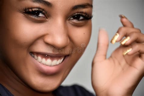 A Pretty Teenage Girl Smiling Stock Image - Image of teens, smiling ...