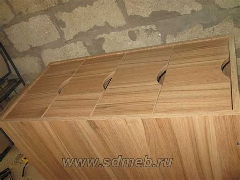 Шкаф с вкладными фасадами