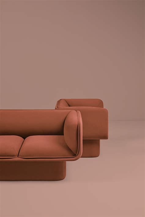 block sofa trendy design  elegance  comfort