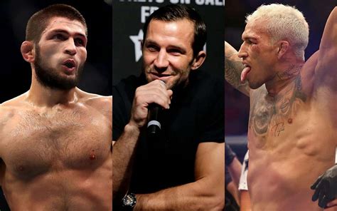 Download UFC Fighters Charles Oliveira Luke Rockhold And Khabib ...