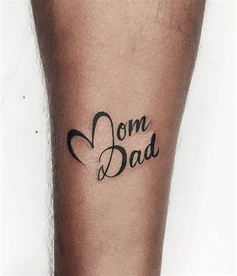 mom dad tattoos  honor  love mom dad tattoos mom dad