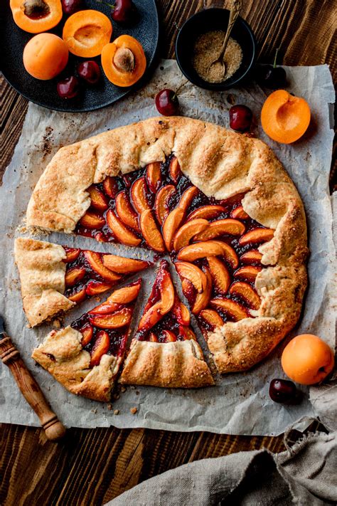 Cherry Apricot Galette | Murielle Banackissa