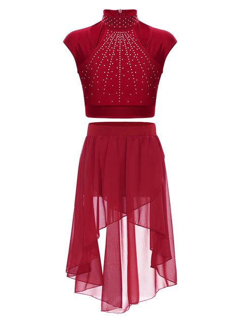 burgundy lyrical costume 4