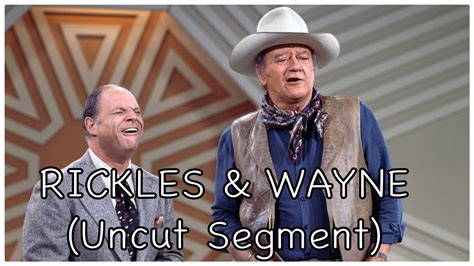 John Wayne & Don Rickles, Unedited (1974) - 1Funny.com
