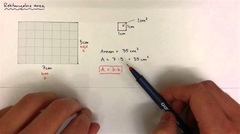 8 - Geometri - Rektangelns area - YouTube