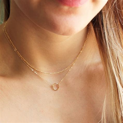Dainty Necklace, Delicate Layered Necklaces for Her, Jewelry Set ...