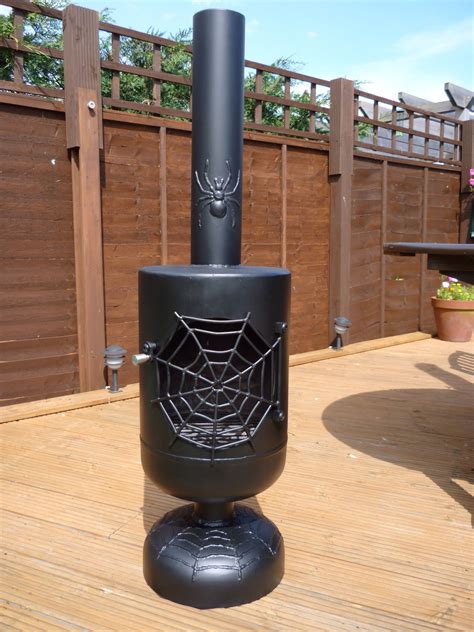 Diy Chiminea Ideas / Painted Chiminea | Backyard campfire ideas