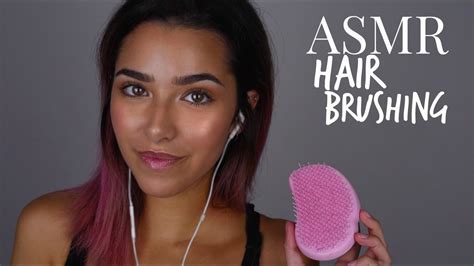 ASMR Whispered Hair Brushing + Countdown - YouTube