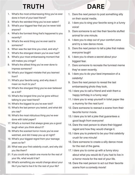 Game On: Playful and Clean Truth or Dare Questions for Teens in 2025