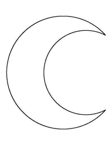 Moon pattern, Ramadan crafts, Stencil template