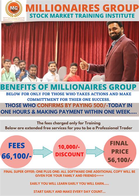 Stock Market Workshop in Bangalore - Millionaires Group