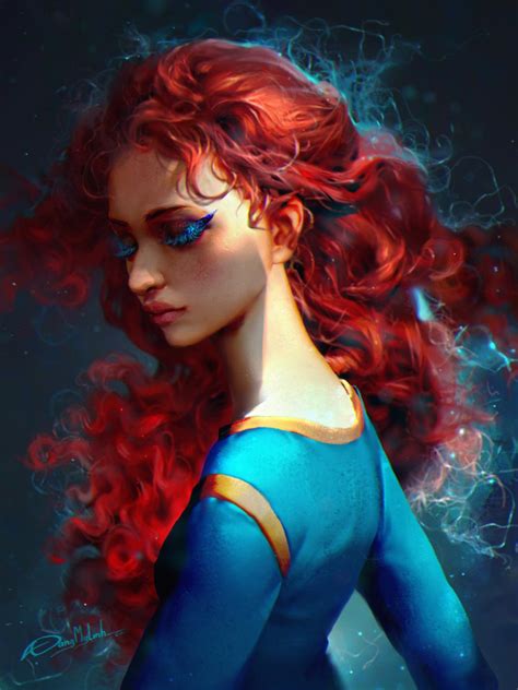 Princess Merida (Brave) by DangMyLInh ART : r/alternativeart