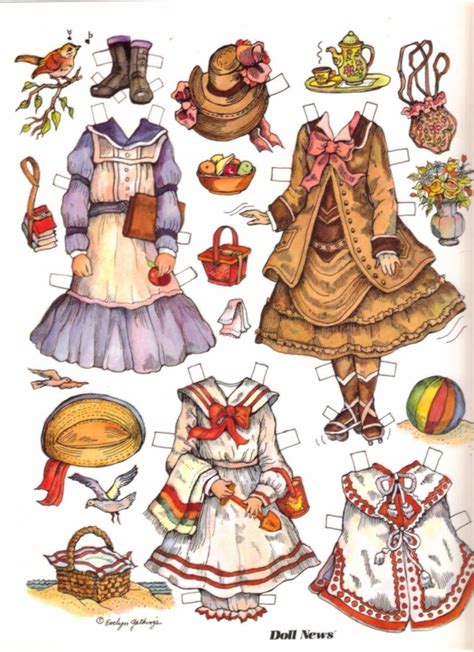 Victorian Paper Dolls Printable Free - Get What You Need For Free