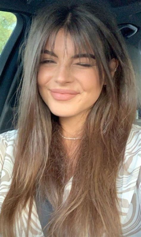 cute fringe hairstyles     ombre light brown