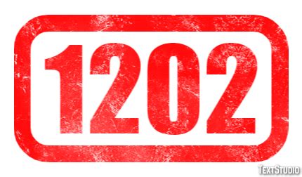 1202 Text Effect and Logo Design Number