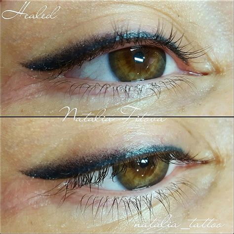 Зажившие мягкие стрелочки. Перманентный макияж #татуаж | Trucco ...