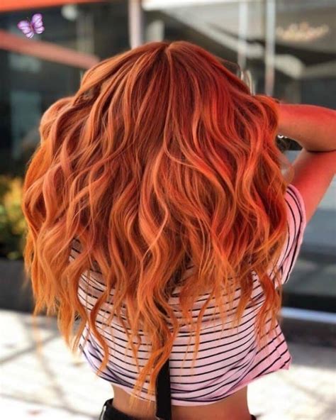 20 Blissful Orange Ombre Hair Ideas to Rock