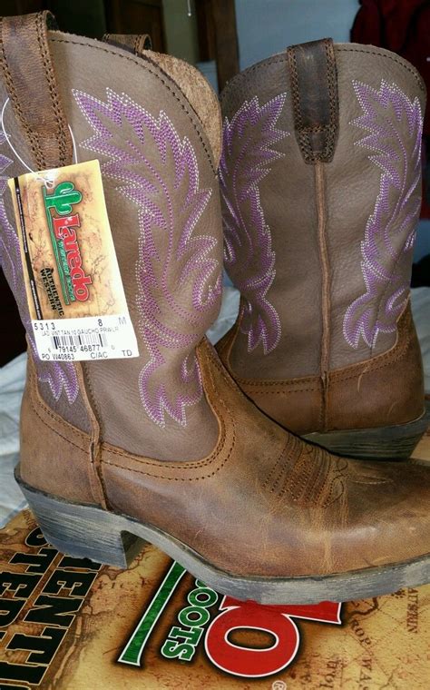 LAREDO WESTERN BOOTS SIZE 8 NIB GAUCHO PROWLER - stellascloset.com