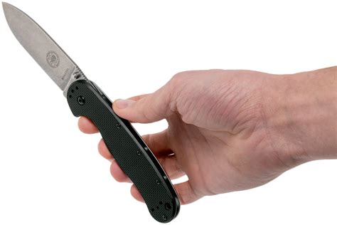 ESEE Avispa pocket knife, stonewashed D2 blade, Black handle BRK1302 ...