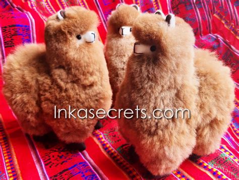 12 Adorable Alpaca Plush Toy with Alpaca Fur - Inkasecrets