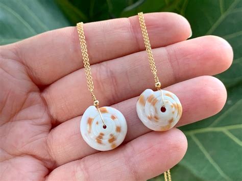 Puka Shell Necklace, Hawaiian Puka Shell Necklace, Gift for Beach ...