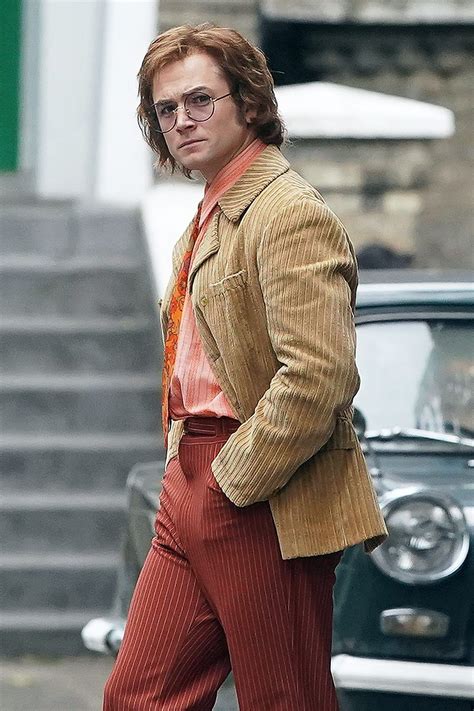 Taron Egerton Looks Unrecognizable as Elton John in New Biopic