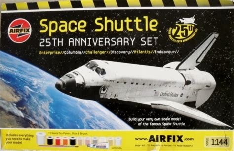 airfix models airfix  space shuttle  anniversary set