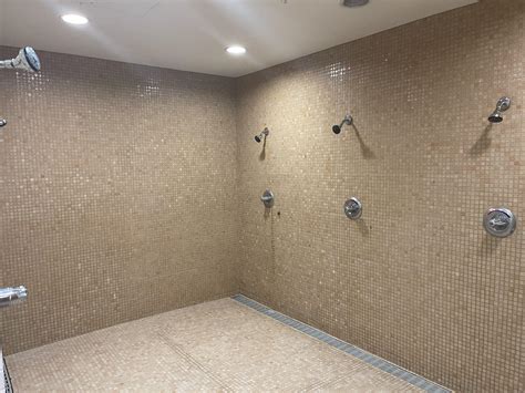 Hotel pool showers. : CommunalShowers