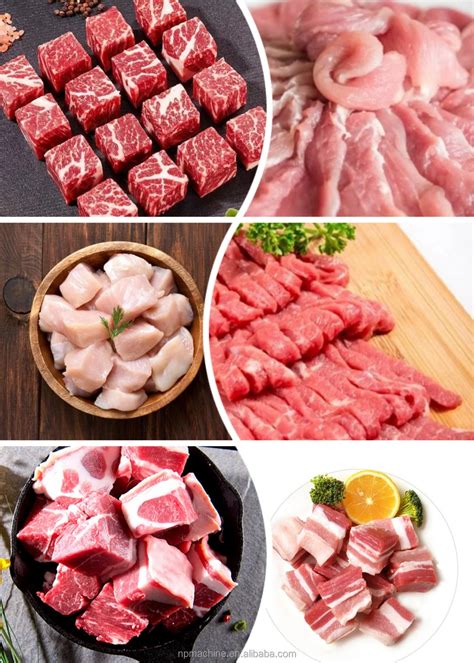 NP Brand fresh frozen meat cube cutter machine meat cube dicer meat