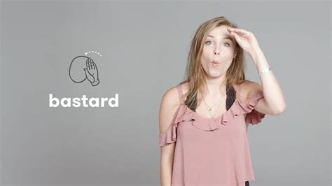 schelden  gebarentaal vloeken en krachttermen met expressie mixed